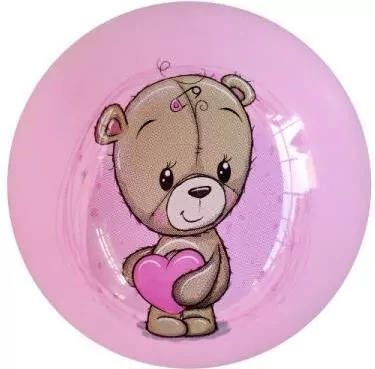 Piłka PVC 230 mm. Miś - tantis.pl