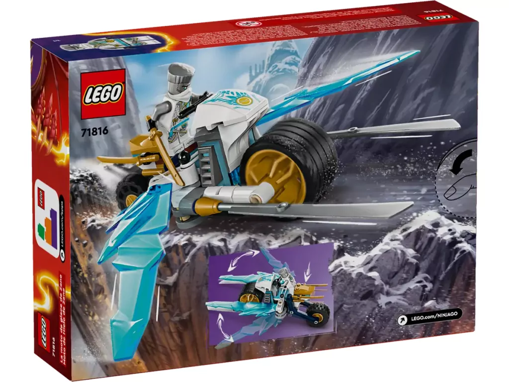 LEGO® NINJAGO. Lodowy motocykl Zane’a 71816 - tantis.pl
