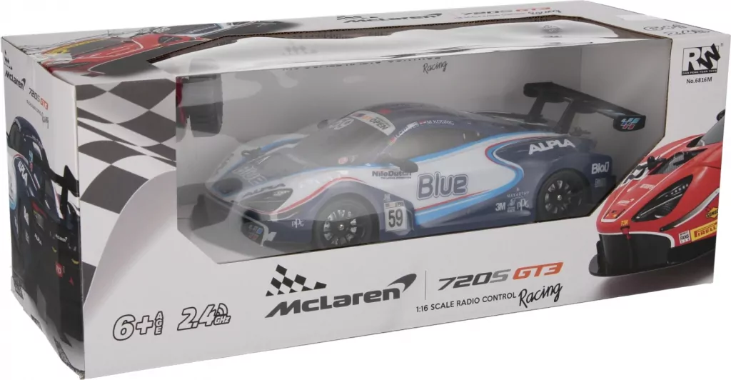 Auto wyścigowe zdalnie sterowane McLaren 720S GT3 Mega Creative 544202 mix cena za 1 szt - tantis.pl