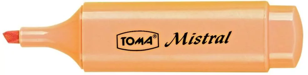 Zakreślacz Mistral Pastel pomarańczowy TOMA - tantis.pl