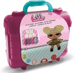 Pieczątki LOL megazestaw plastikowa walizka