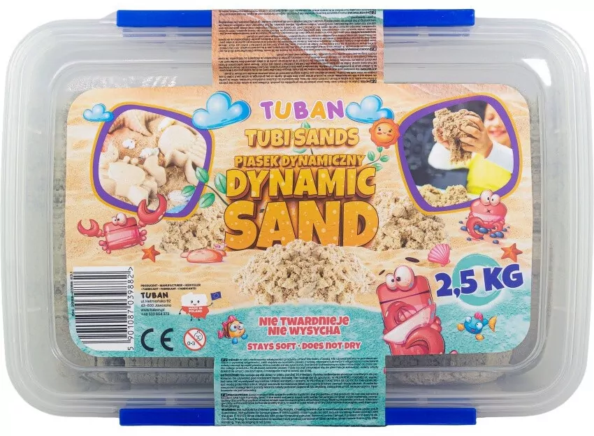 Piasek dynamiczny. Naturalny 2,5kg - tantis.pl