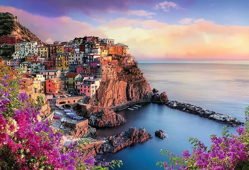 Puzzle 1500. Widok na miasteczko Manarola. TREFL 26137 - tantis.pl
