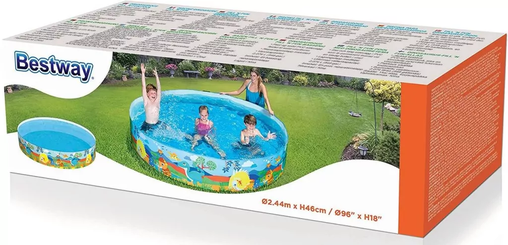 Basen ogrodowy dinozaury 244 x 46 cm - tantis.pl