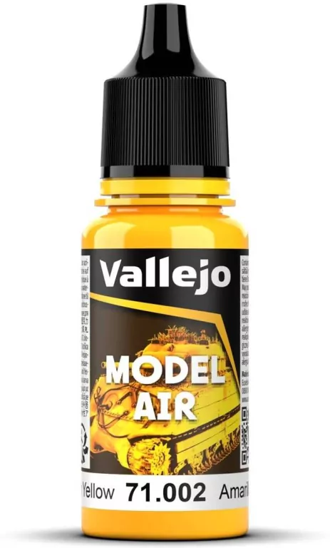Vallejo: 71.002 - Model Air - Medium Yellow (17 ml) - tantis.pl