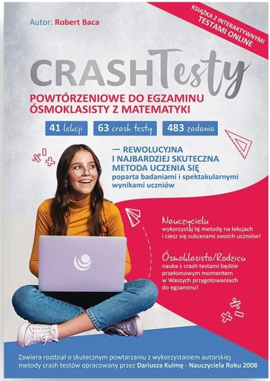 Crash Testy powtórzeniowe matem. egz. 8 kl+online - tantis.pl