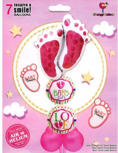 Zestaw balonów Baby Boy, 7 szt.  30-70 cm BCF-150 - tantis.pl