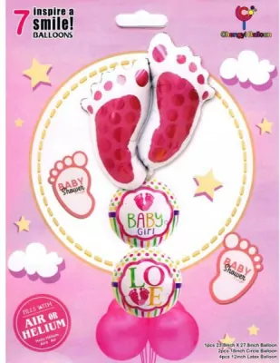 Zestaw balonów Baby Boy, 7 szt.  30-70 cm BCF-150