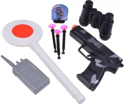 Zestaw policjanta z lizakiem