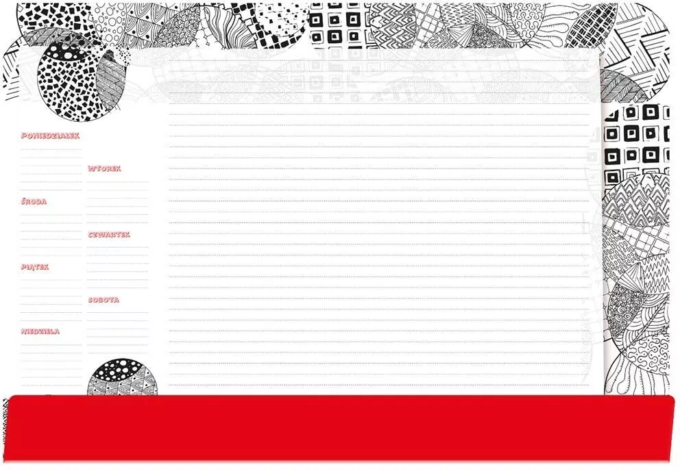 Podkład na biurko B3. Notes mandala do kolorowania - tantis.pl