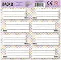 Nalepki na zeszyty Backup 8 a 01  DERFORM - tantis.pl