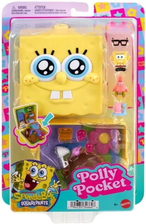 Polly Pocket SpongeBob Kanciastoporty - tantis.pl