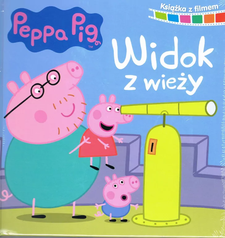Świnka Peppa. Widok z wieży. Książka z filmem DVD - tantis.pl