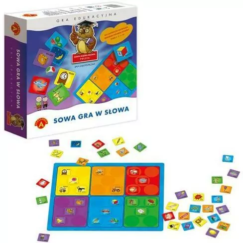 Sowa gra w słowa. Gra edukacyjna - tantis.pl