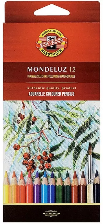 Kredki akwarelowe. 12 kolorów - tantis.pl