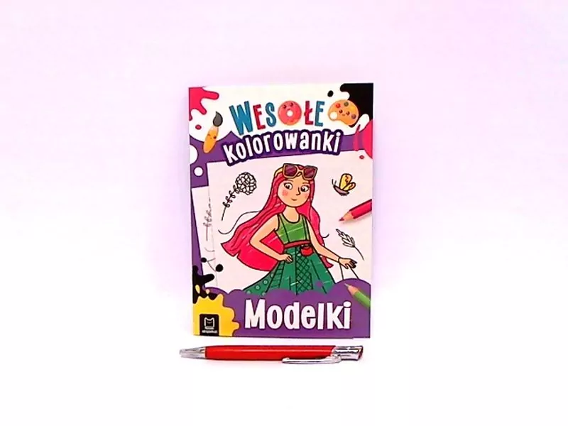 Modelki. Wesołe kolorowanki 4+ - tantis.pl