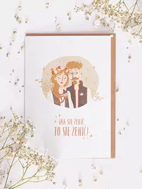 Kartka: Jak się żenić to się żenić - tantis.pl