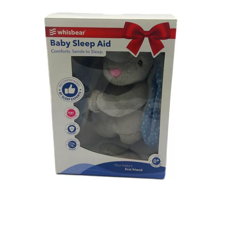 Whisbear. Szumiący Królik Felek z czujnikiem płaczu - tantis.pl