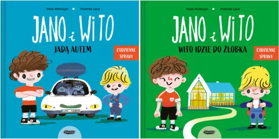Pakiet: Jano i Wito jadą autem / Wito idzie do żłobka. Jano i Wito