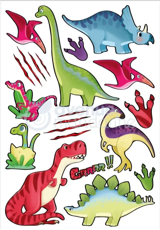 Tatuaże zmywalne Dinozaury - tantis.pl