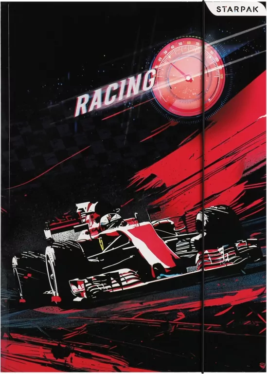TECZKA Z GUMKA PAP A4 RACING MIX2 STK FOL10/100 - tantis.pl