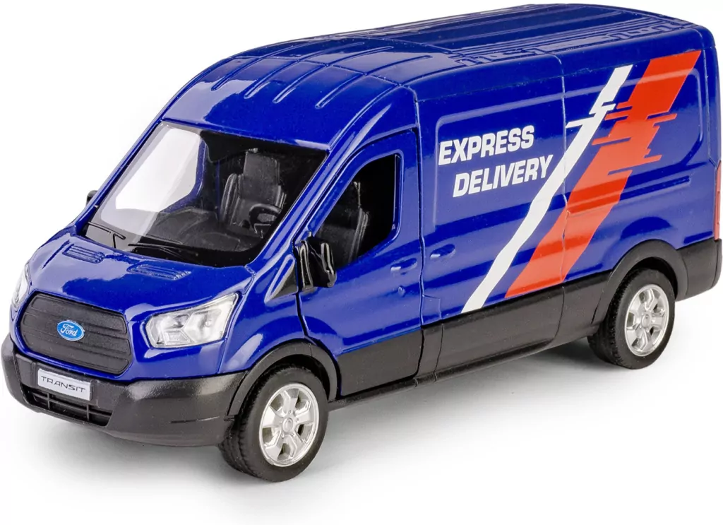Ford Transit Van 2018, niebieski - tantis.pl