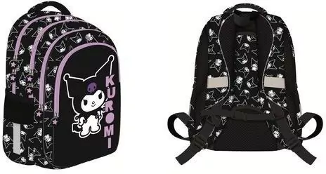 Plecak 4 komorowy Kuromi black - tantis.pl
