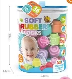 Klocki miękkie 36szt - tantis.pl