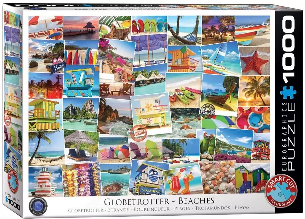 Puzzle 1000. Plaże Globetrotter. 6000-0761 - tantis.pl