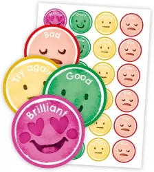 Naklejki motywacyjne. Język angielski. Nastroje