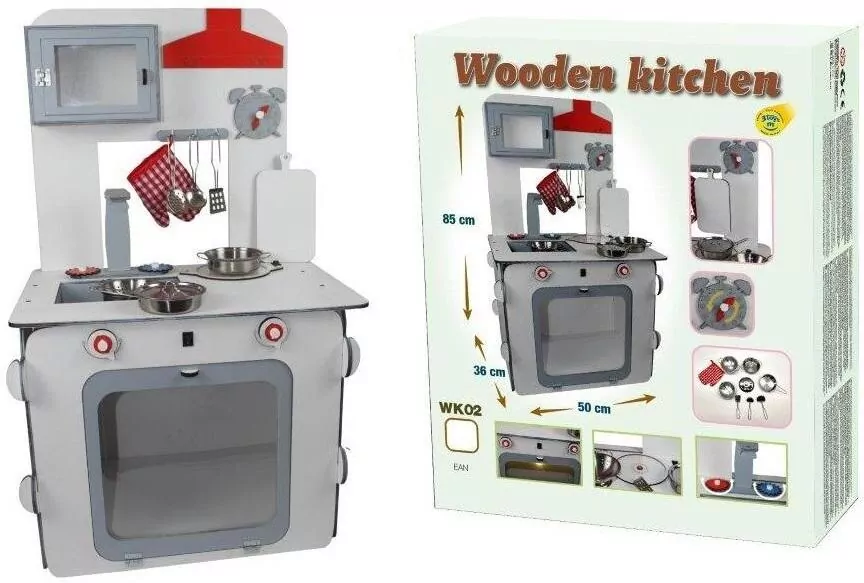 Kuchnia drewniana biała - tantis.pl