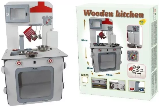 Kuchnia drewniana biała