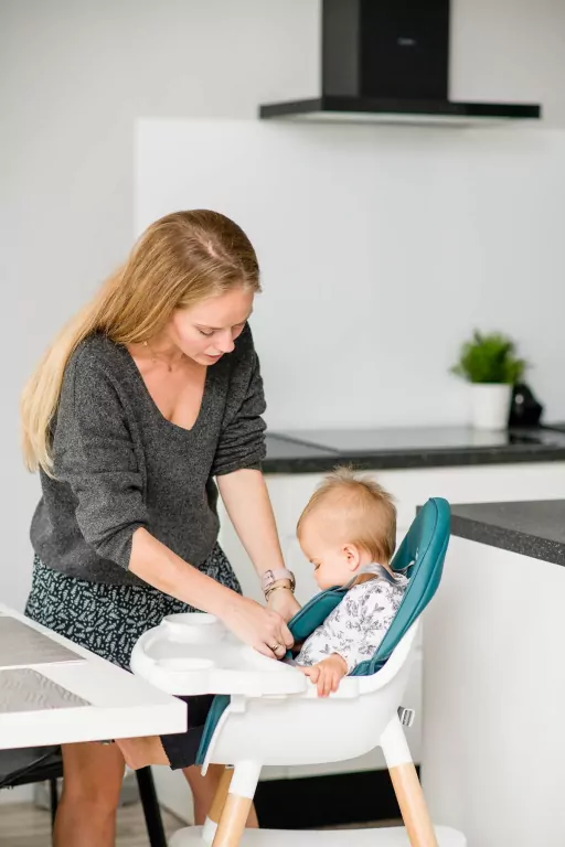 Caretero Krzesełko do karmienia Tuva beżowe - tantis.pl