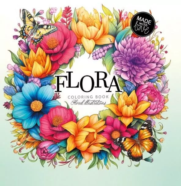 Kolorowanka 160x160 Flora Kwiaty - tantis.pl