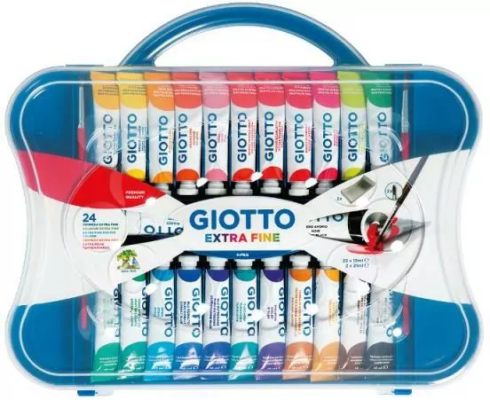 Farby plakatowe w tubkach 22 kolory GIOTTO - tantis.pl