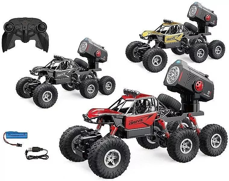 Terenówka R/C z wyrzutnią baniek mydlanych MIX - tantis.pl