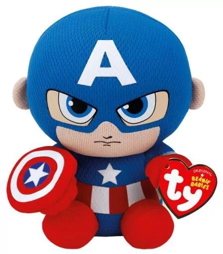 Beanie Babies Marvel Kapitan Ameryka 15cm - tantis.pl