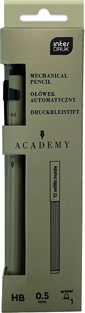 Ołówek automatyczny HB + wkłady Academy - tantis.pl