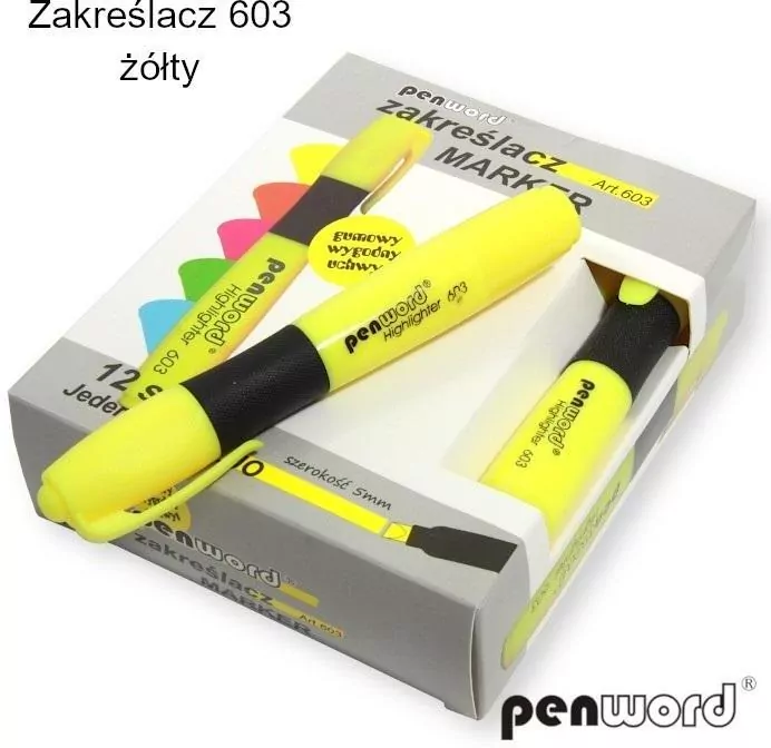 Zakreślacz żółty - tantis.pl