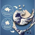 Trefl. Puzzle drewniane 200. Wielka Fala w Kanagawie - tantis.pl