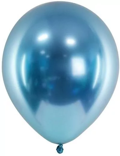 Balony Glossy niebieski 30cm - tantis.pl