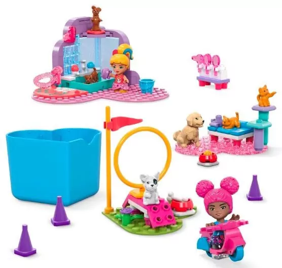 Barbie Mega. Klocki Trening i pielęgnacja zwierząt - tantis.pl