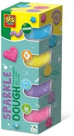 Ciastolina błyszcząca 4x90g - tantis.pl