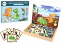 Puzzle magnetyczne z motywem dinozaurów - tantis.pl