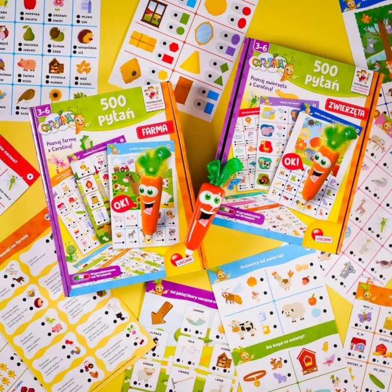 Lisciani. Carotina 500 pytań - tantis.pl