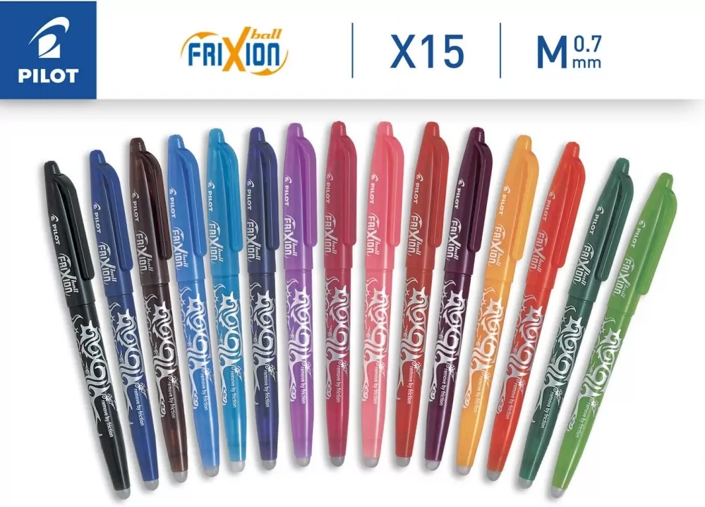 Pióro kulkowe FriXion 0,7 15 kolorów PILOT - tantis.pl
