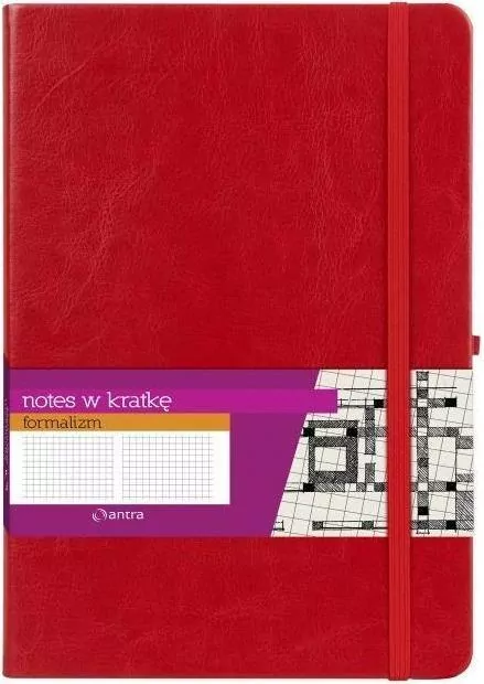 Notes A4 Kratka Formalizm Czerwony ANTRA - tantis.pl