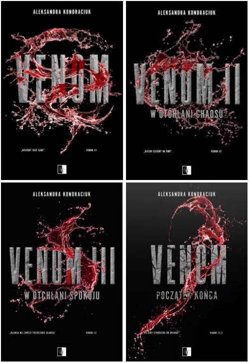 Pakiet: Venom / W otchłani chaosu / W otchłani spokoju / Początek końca.Venom. Tom 1-3.5 - tantis.pl