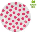 Talerzyki papierowe Groszki 18cm - tantis.pl