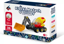 Klocki konstrukcyjne małych geniuszy 4w1